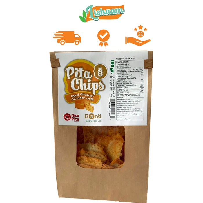 Bonti Cheese Aged Cheddar Pita Chips
