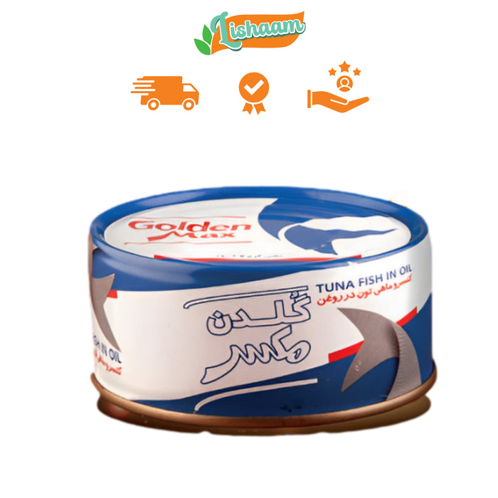 ماهی تن طلایی مکس 180 گرم
