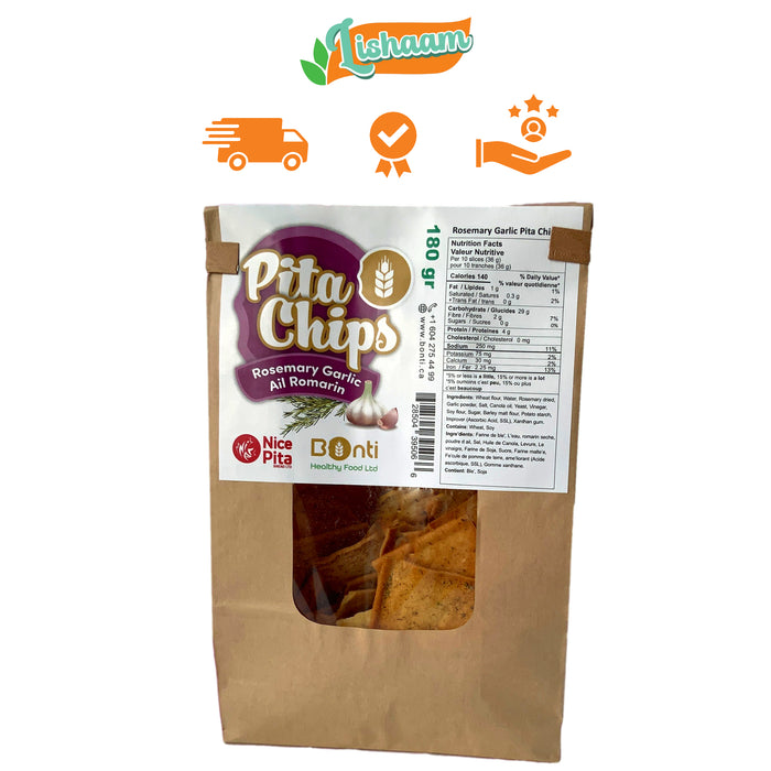 Bonti Rosemary Garlic Pita Chips